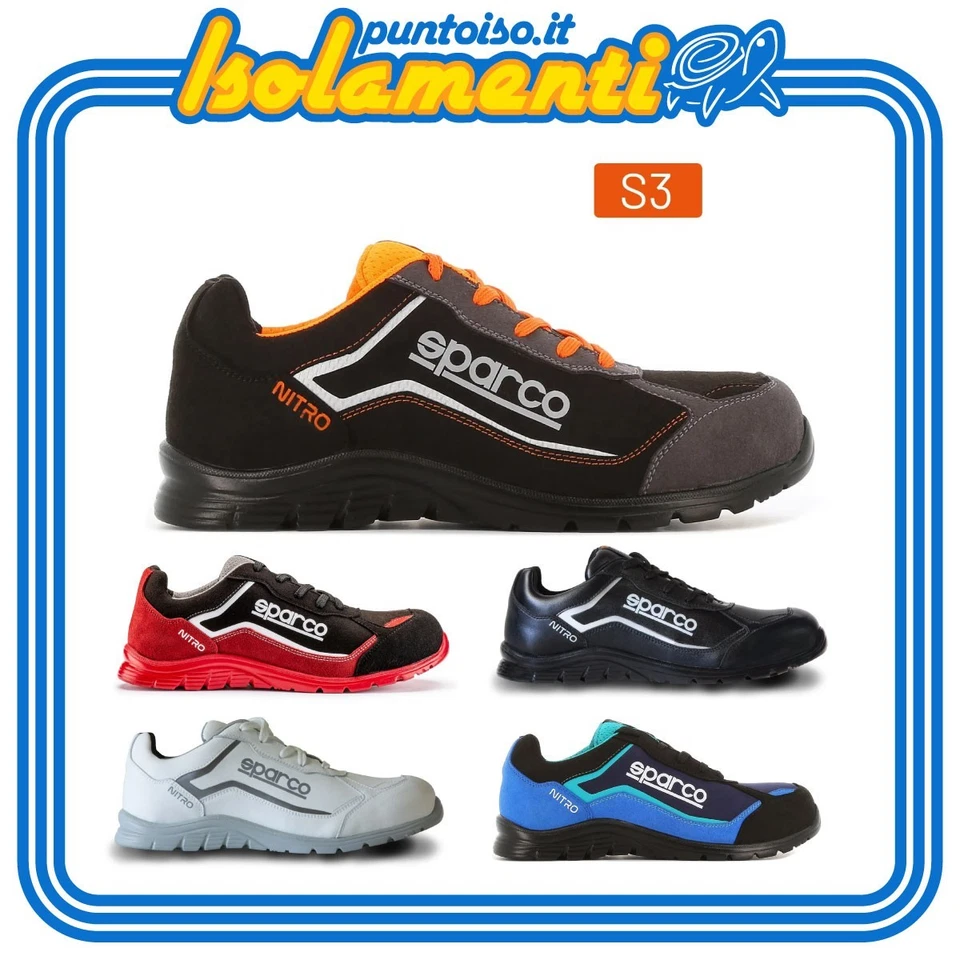 Scarpe antinfortunistiche Sparco Nitro Scarpa da lavoro basse Sneakers