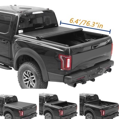 Lyon Cover 6'4'' / 76.3'' Soft Roll-up Truck Bed Cover Compatible with Dodge