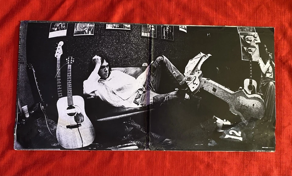 Lot of 2 Neil Young Vinyl Records Landing on Water / After the Gold Rush LP - Image 3 of 4