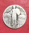 1927 US Standing Liberty SILVER Quarter! "Philadelphia" Mint! Old US Coin!