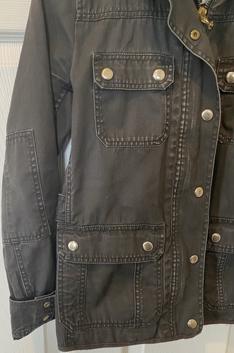J. Giacca denim Crew Relaxed Boyfriend Field nera donna taglia XS cotone usata in ottime condizioni - Foto 5 di 10
