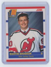 1990-91 Score Hockey Cards Martin Brodeur Rookies #439