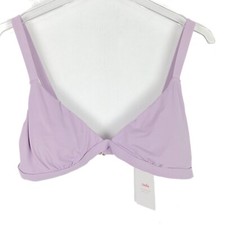 NWT Andie Swim The Caicos Top Flat Bikini Top Light Purple Size Large L NEW