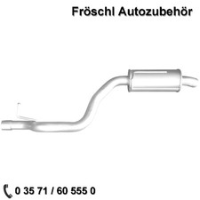 für Jeep Cherokee 2,8 CRD 4x4 KK Endtopf Auspuff Auspuffanlage a*