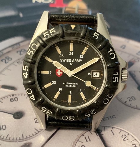 Rare SAW CO Swiss Army Vintage Diver 200m Gallet /Marathon Dive Military