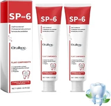 2Pcs Sp-6 Ultra Whitening,Sp 6 Toothpaste, Ultra Whitening Toothpaste