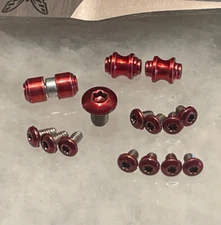 Translucent Red Torx Screws, Thumb Stud & Standoff For Benchmade 940-2 Knife