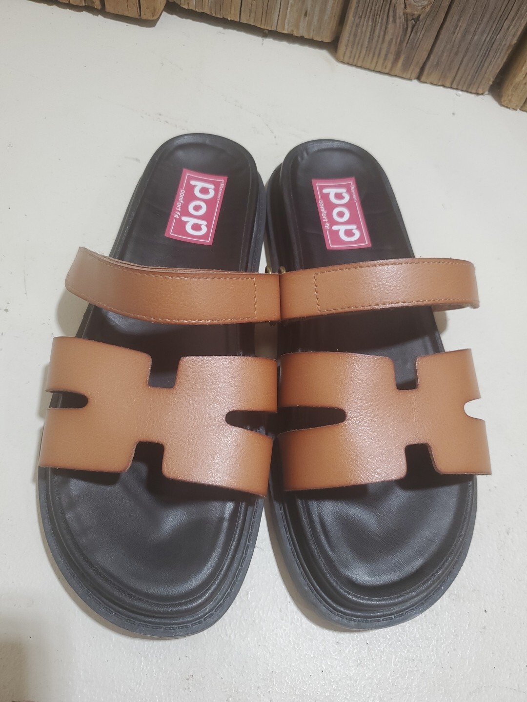 APL POP comfort fit perché sandali donna cibo letto slip on marrone colore box27