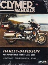 NEW PRINTED BOOK 2006-2009 Harley FLH FLT Tou...