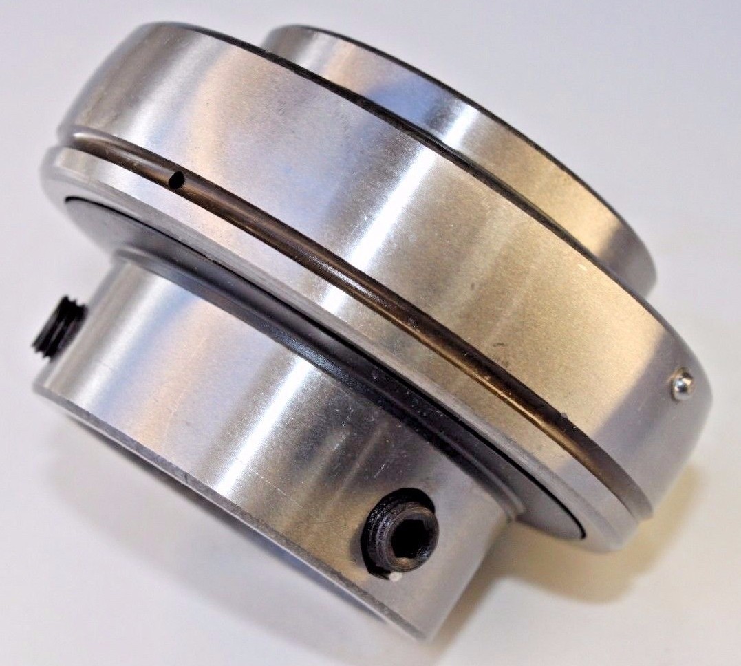 Premium UC209 Insert Bearing 45mm Bore w/Set Screws Relube Type