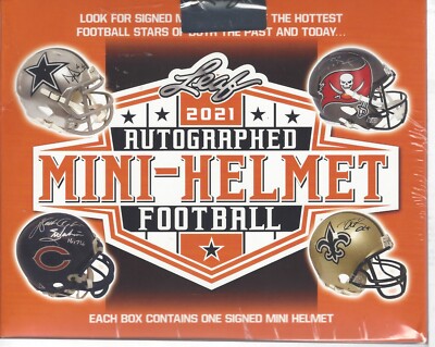 2021 LEAF AUTOGRAPHED FOOTBALL MINI-HELMET FACTORY SEALED HOBBY BOX | eBay 2021 LEAF AUTOGRAPHED FOOTBALL MINI-HELMET FACTORY SEALED HOBBY BOX | eBay