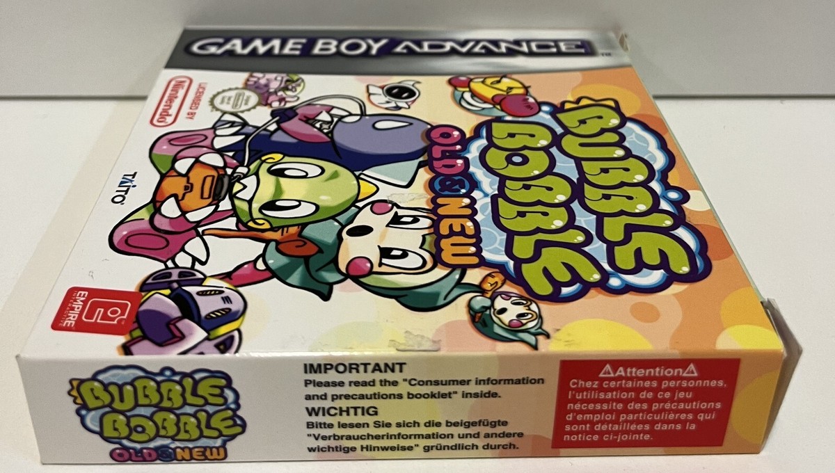 Bubble Bobble Old & New【中古・GBA版・欧州版】 Bubble Bobble: Old & New for Game Boy Advance