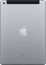 Apple iPad 6th gen 9.7" Wi-Fi  Cellular, 128GB Unlocked , Space Gray MR7C2LL/A
