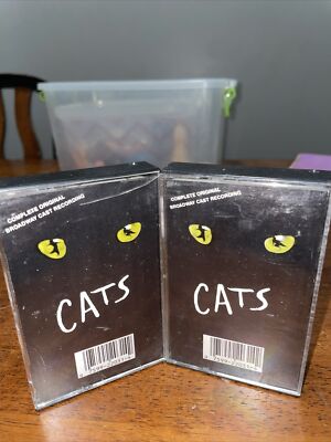 Cats Complete Original Broadway Cast Cassette  Double Album Tested