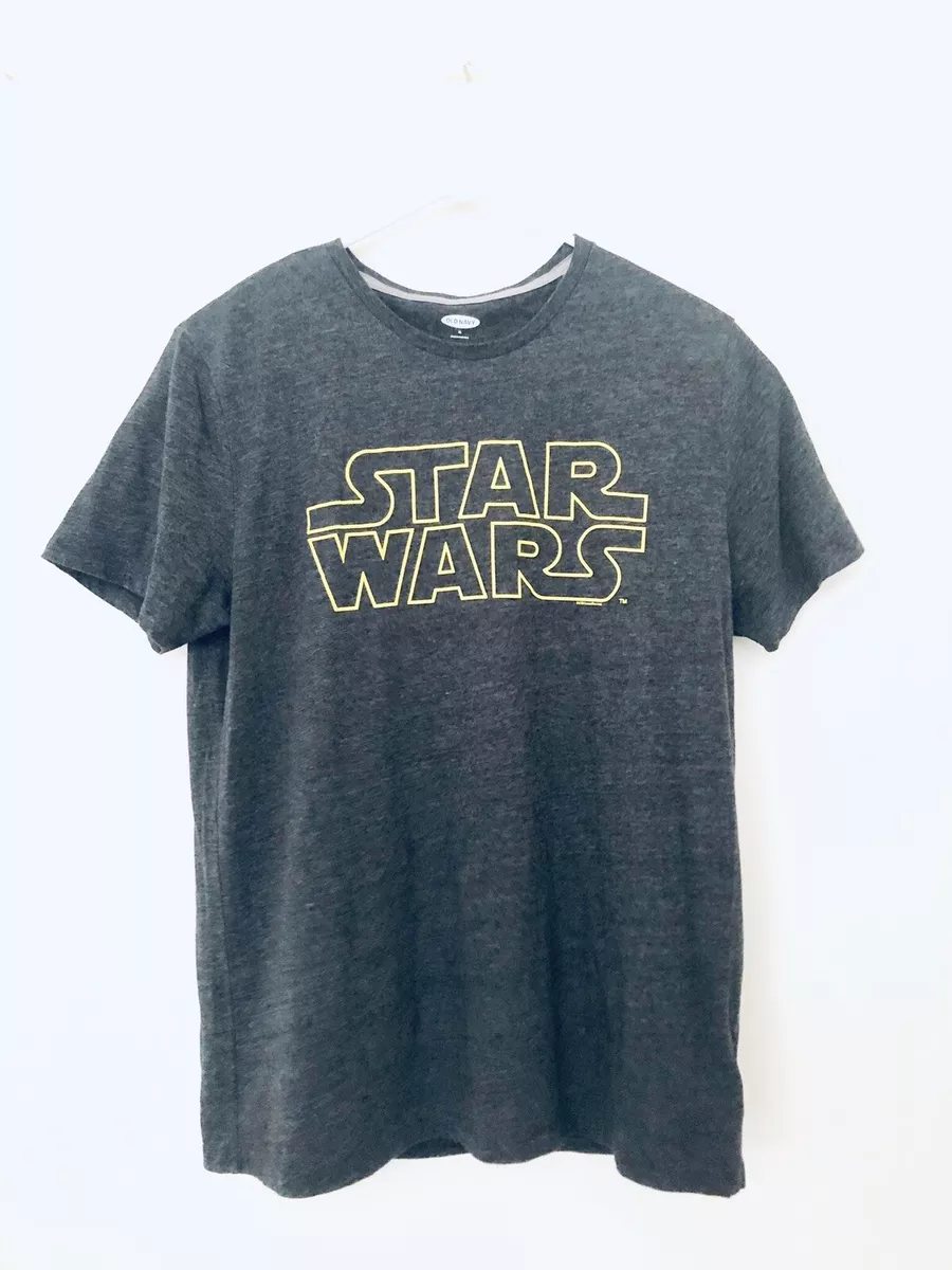 Mens X-Large Gray Star Wars George Lucas Old Navy T-Shirt