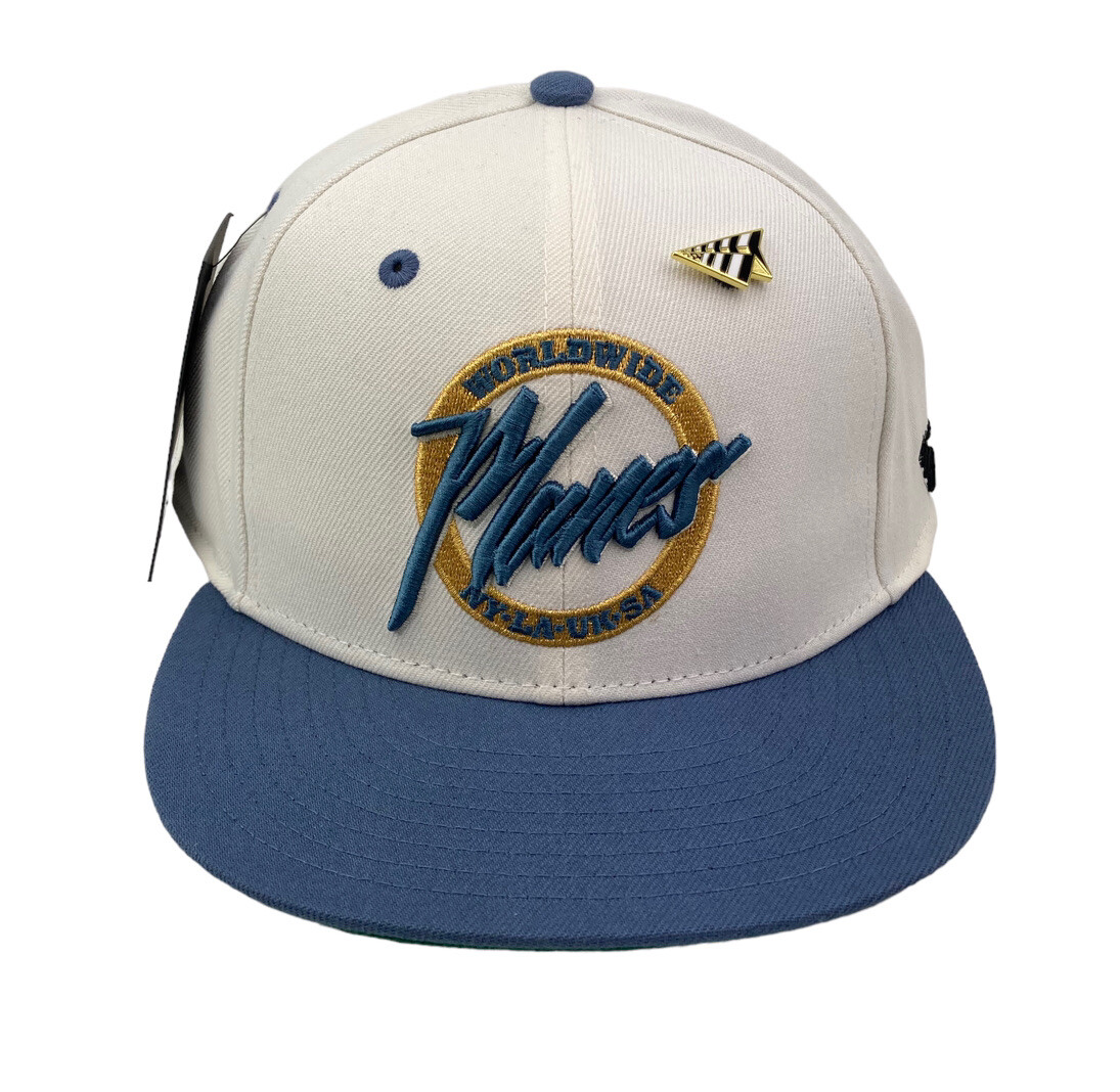 snapback hat paper plane logo hat