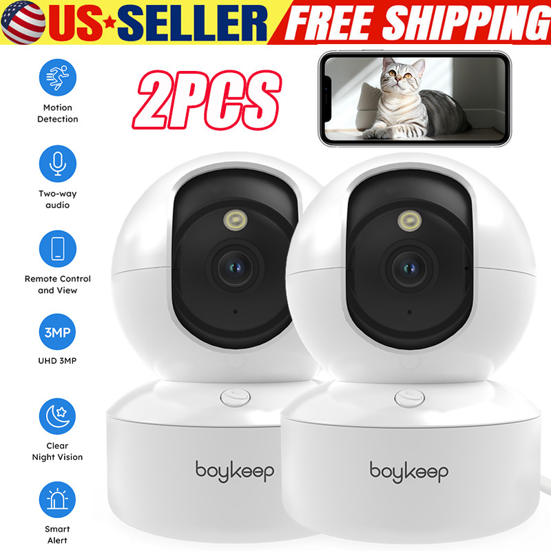 Baby Pet Monitor Smart Wifi Night Vision Wired 2k Cam