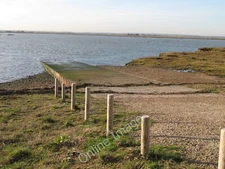 Photo 12x8 Slipway near Steeple Bay Holiday Park Osea Island Slipway into  c2011