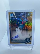 2022 Bowman Chrome 1st Prospects #CPA-LC Luis Chevalier 8/50 Gold Shimmer Auto