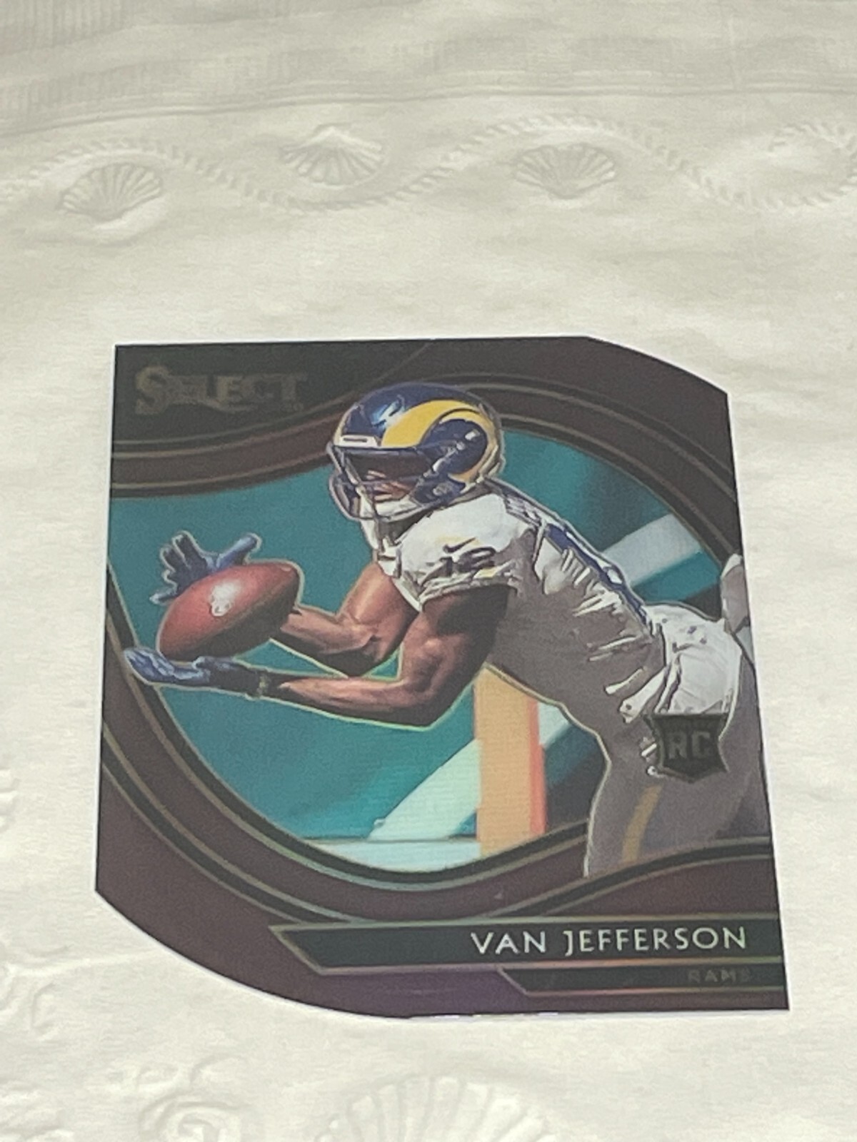 Van Jefferson 2020 Select Field Level Purple Prizm Die-Cut #371 Rookie Rams