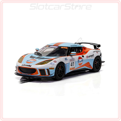 Scalextric C4183 SuperSlot Lotus Evora GT4 No.41 Gulf Edition 1:32 Auto Slotcar