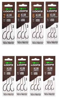 Korda Klor Ready Tied Loop Rigs