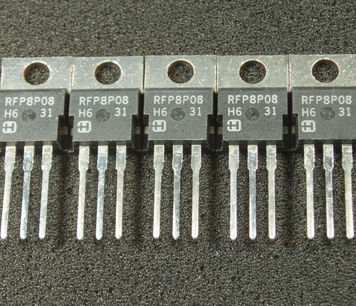 Qty 10: NEW! P-Channel MOSFET Power Transistor RFP8P08 TO-220 8-Amp 80-Volt 100W - Picture 3 of 8