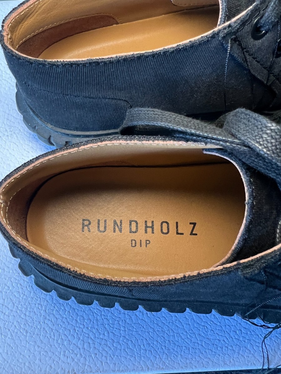 RUNDHOLZ Leather Chunky Platform Sneakers Black Mens Size 39 |  US 7 Amazon.com | Men main image 4