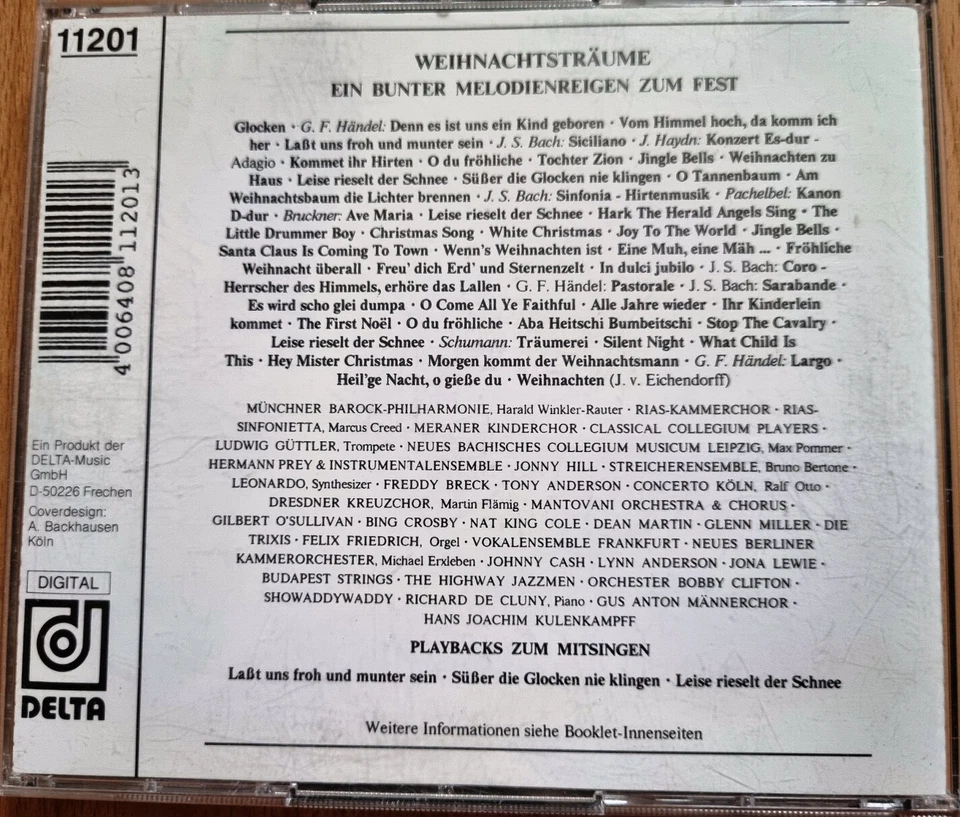 WEIHNACHTSTRÄUME. Ein bunter Melodienreigen zum Fest 2 CDs + 3 Playback-Titel - Bild 2 von 4