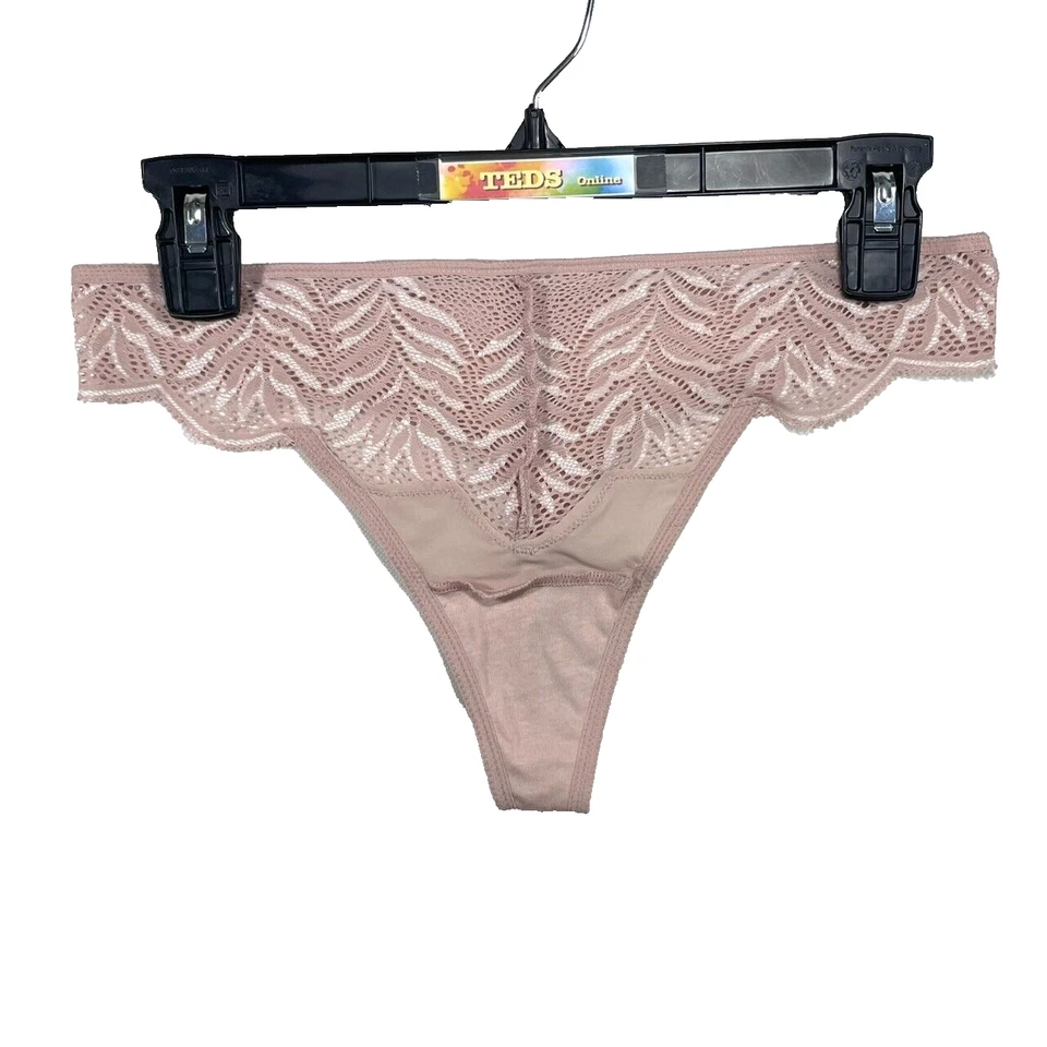 Bragas tanga exuberantes para mujer Natori 771309 rosa beige $31 nuevas sin etiquetas Foto 4 de 4