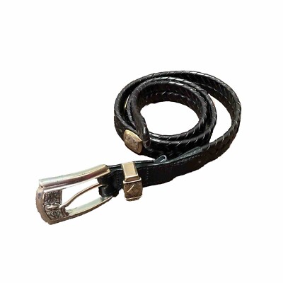 NWOT Brighton Womens Stretch Belt Size 32 Brown Leather Gold Tone Hardwear - SZ NWOT Brighton Womens Stretch Belt Size 32 Brown Leather Gold  main image 4