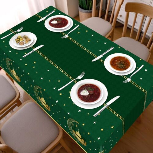 3 Pack Ramadan Mubarak Tablecloths – Disposable Covers - Picture 2 of 5