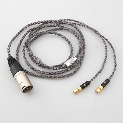 Silver Plated Replacement Cable For HiFiMan HE400 HE5 HE6 HE300 HE4 HE500 HE6 - Picture 34 of 38