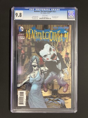 Batman: The Dark Knight #23.1 (2013) CGC Graded 9.8 Ventriloquist 3-D Cover!