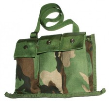 US Army Bandoleer woodland camouflage Mag Cqb pouch Umh&auml;ngetasche Tache