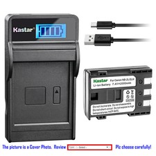 Kastar Battery LCD USB Charger for Canon NB-2L CB-2LW  Canon MVX350i DS126071