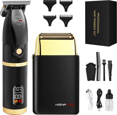 Wahl USA Stainless Steel Lithium Ion 2.0+ Beard Trimmer for Men, Electric Shaver