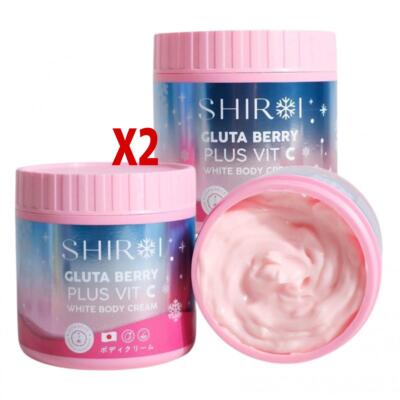 2X Shiroi Plus Vit C Moisturize Body Cream Smooth Nourish Skin [ 500g.X2]