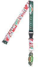 Friends Central Perk Lanyard with ID Holder  Charm New