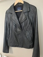 MADEWELL  Leather Jacket Women s Sz Large. Bl...