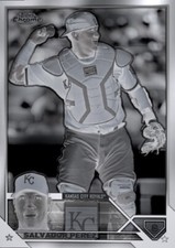 [DIGITAL] Topps Bunt - Salvador Perez - Topps Chrome 23 S1 - Black White Base