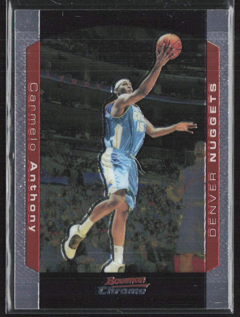2004-05 Bowman #15 Carmelo Anthony Chrome