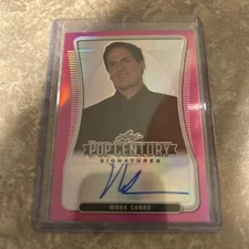 🤯SP #7/15 2020 Metal Pop Century Mark Cuban Autograph Card RC Signed Shark Tank