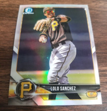 LOLO SANCHEZ 2018 BOWMAN DRAFT CARD BDC-52 PITTSBURGH PIRATES (ROOKIE REFRACTOR)