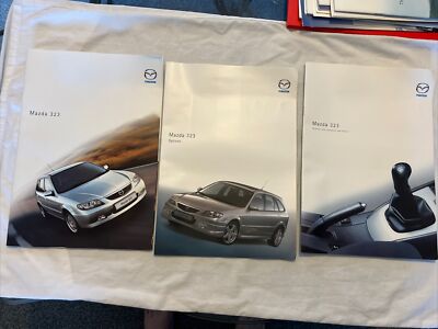 Mazda 323 Car Brochure, Options Guide And Technical Data Supplement - 2002