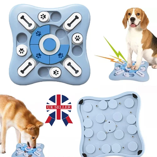 Dog Puzzle Toy Interactive Pet Puppy Treat Food Dispenser Game Dogs Cats Pet