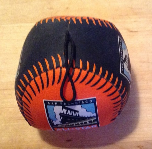 2007 All-Star Souvenir Baseball Soft GOOD STUFF San Francisco Orange & Black - Imagen 2 de 4