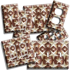 RUSTIC COUNTRY COWBOY LONE STAR LIGHT SWITCH OUTLET WALL PLATE MAN CAVE ROOM ART