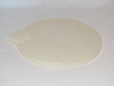 Tupperware Deckel Nr. 696/697 weiß für Vintage Mix N Store Teig Schüssel Candy