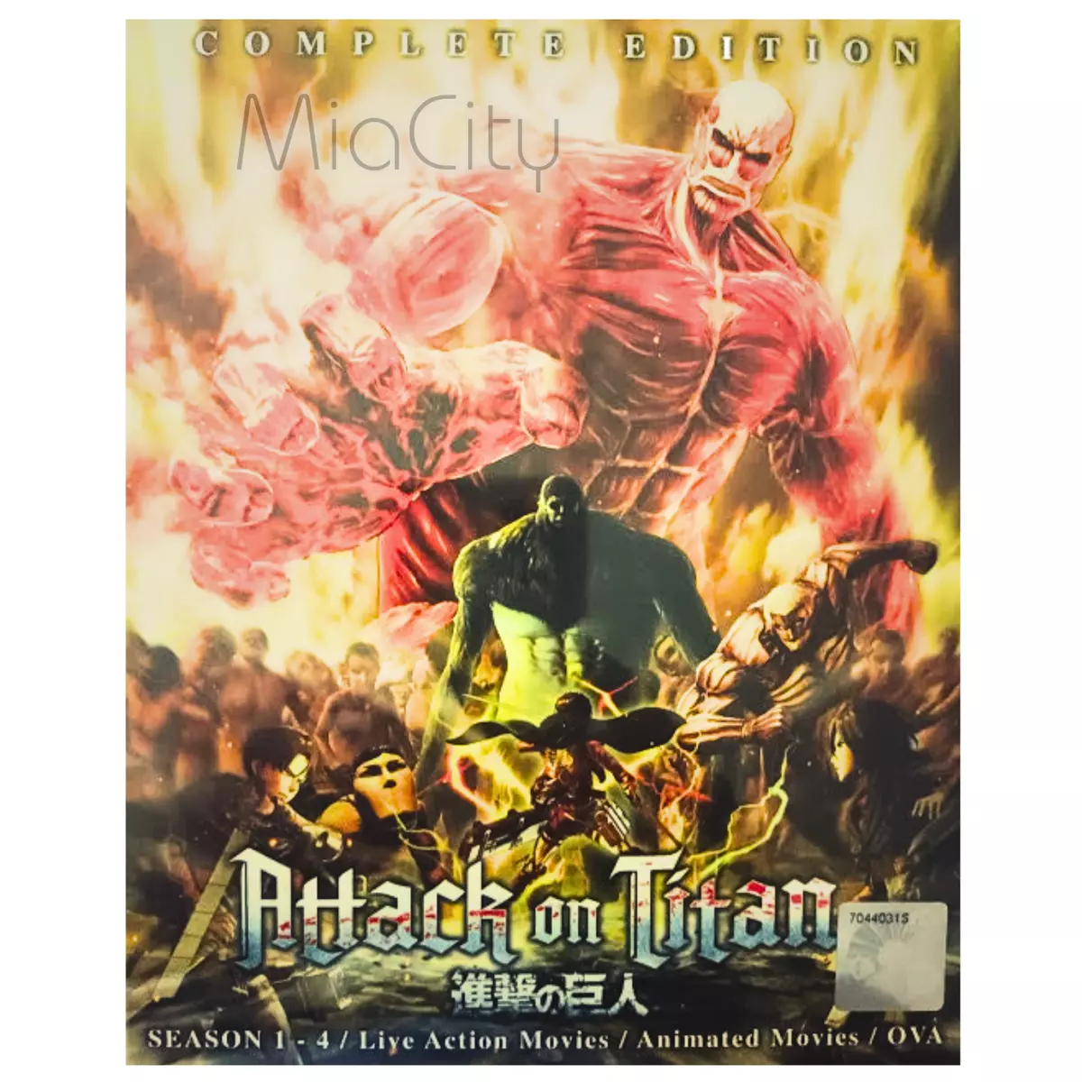 Dvd Attack On Titan Shingeki No Kyojin Dublado 1 2 3 4 Temps